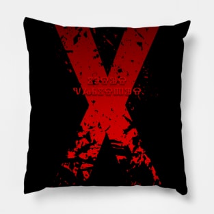 Red X Pillow