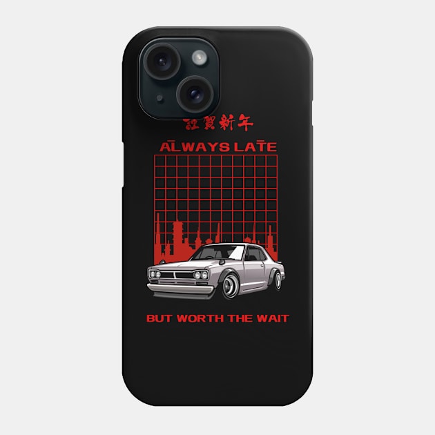 Always Late But Worth The Wait Phone Case by ygxyz