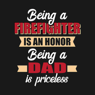 Firefighter Dad Fireman Dad T-Shirt