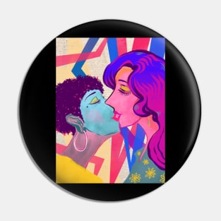 Femme Kiss (LGBTQ Support Piece) Pin