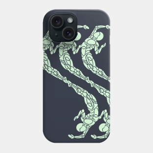 Grey Mint Body Wave Phone Case