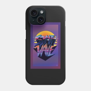 "Synthwave" Outrun Style Poster Phone Case