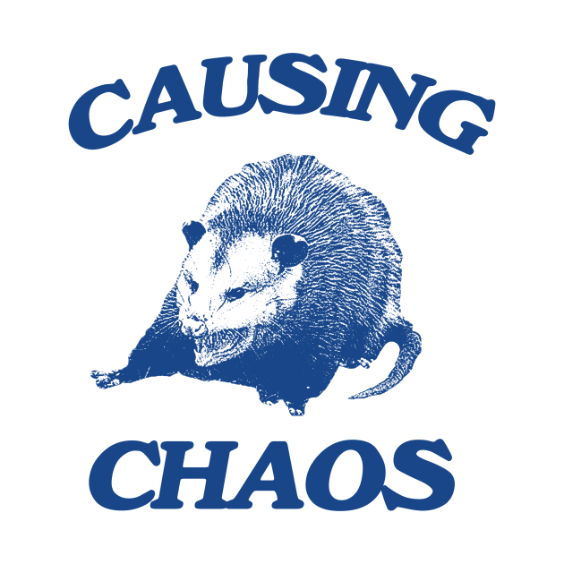 Opossum causing chaos shirt, Funny Possum Meme by CamavIngora