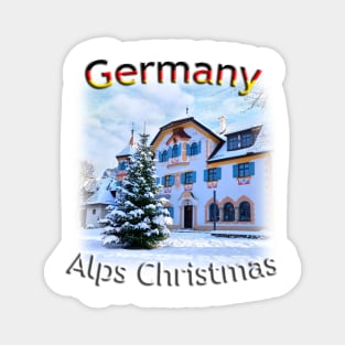 Germany - Alps Christmas! Magnet