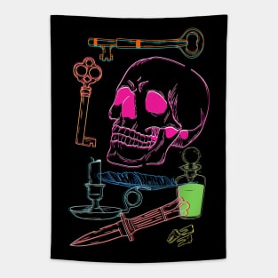 Haunted Mystery Scary Story Time Tapestry