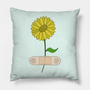 Protect Who You Love Floral Flower Pillow