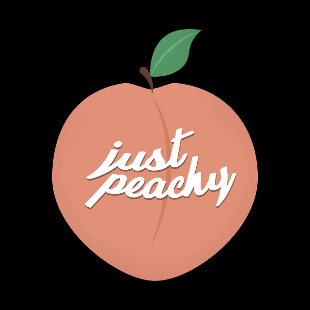 Just Peachy A Tumbler Quote With Aesthetic Art For Good Vibes by mangobanana
