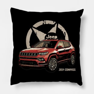 Jeep Compass JEEP White Star Pillow