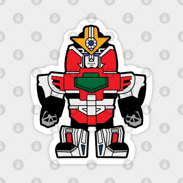 Megazord Time Force Chibi Magnet by mighty corps studio