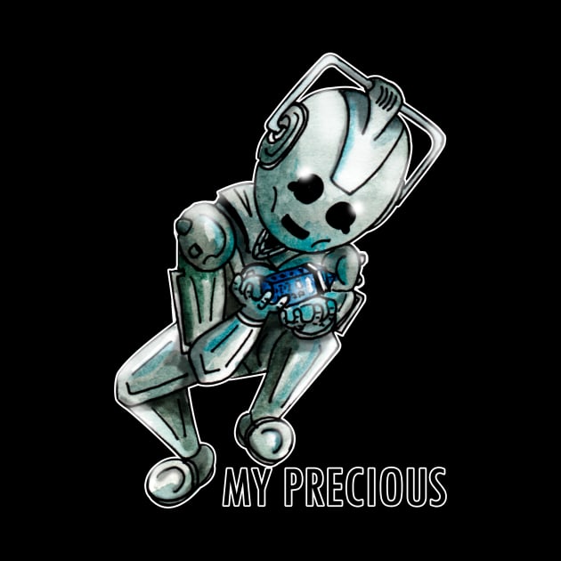 Baby Cyberman: my precious Tardis by repalheiros