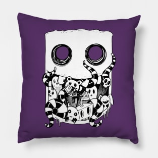 Little Doodle Monsters #4 Monster Mouth Pillow