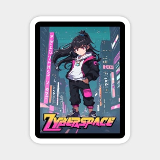 Dynamic Anime Vibes: A Journey of Color and Emotion Magnet