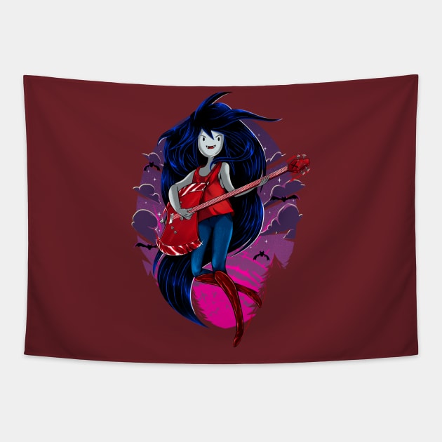 Vampire Bassist Tapestry by samuelrd