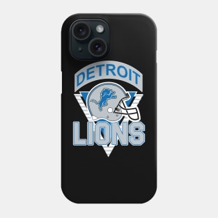 Vintage Retro Detroit Lions Phone Case