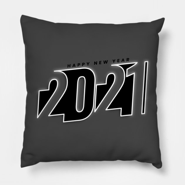 New Year 2021 Pillow by eslam74