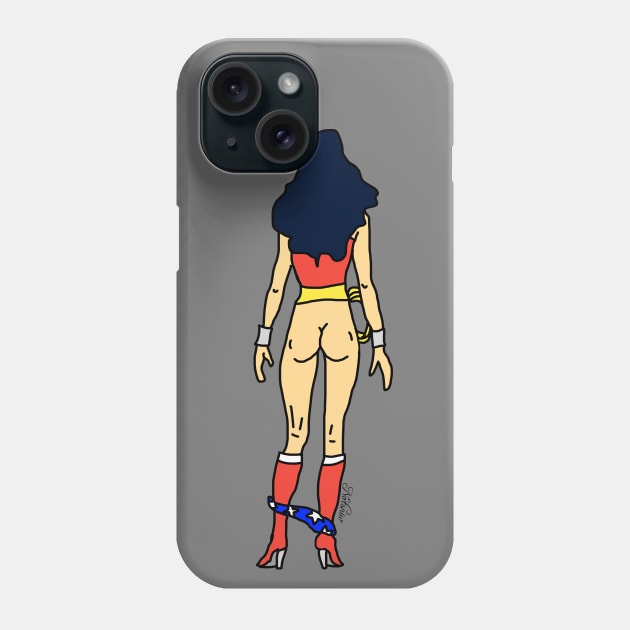 Wonder butt Feminine Phone Case by notsniwart