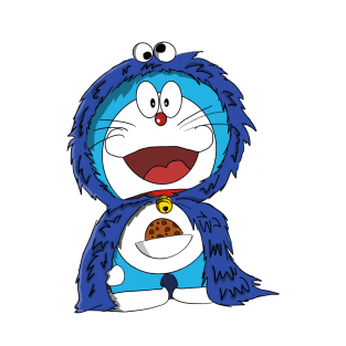 Doraemon Cookie T-Shirt T-Shirt