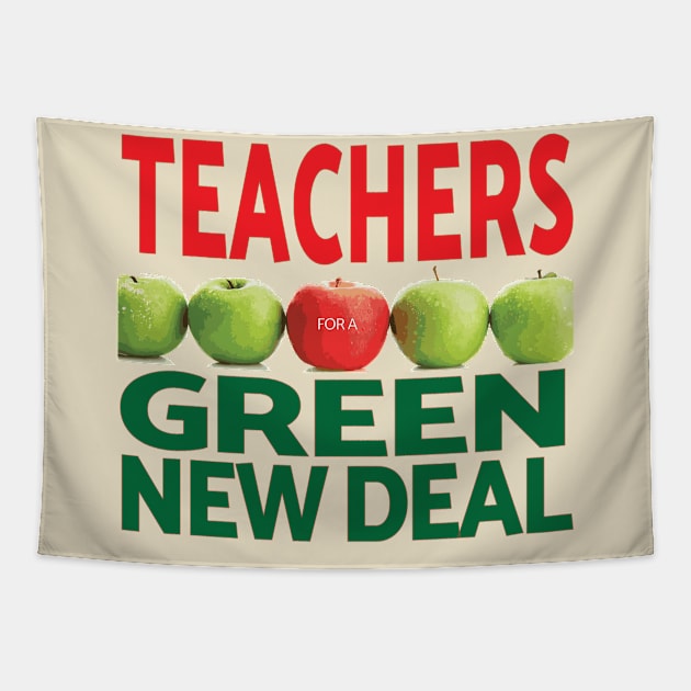 Teachers for a Green New Deal Tapestry by willpate