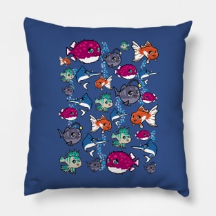 Fish Cute and Exotic Pattern Pillow