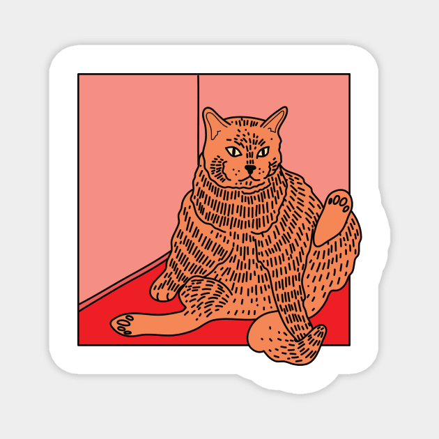 Everyday is Caturday Magnet by magyarmelcsi