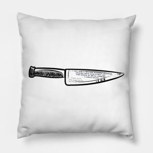 The Time Knife Pillow