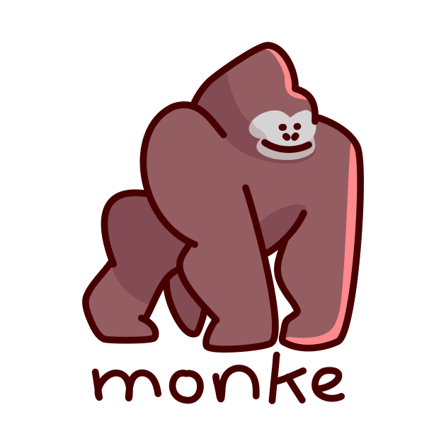 Monke Gorilla by pwbstudios