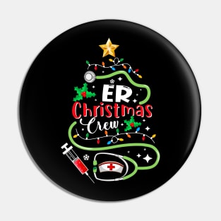 ER Christmas Crew Emergency Room Nurse Techs Secretary PCT Pin