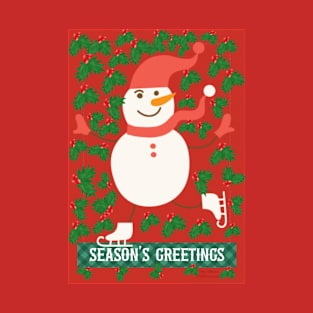 Jolly Merry Snowman T-Shirt