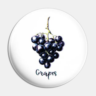 Fruit Identity, Grapes Pin