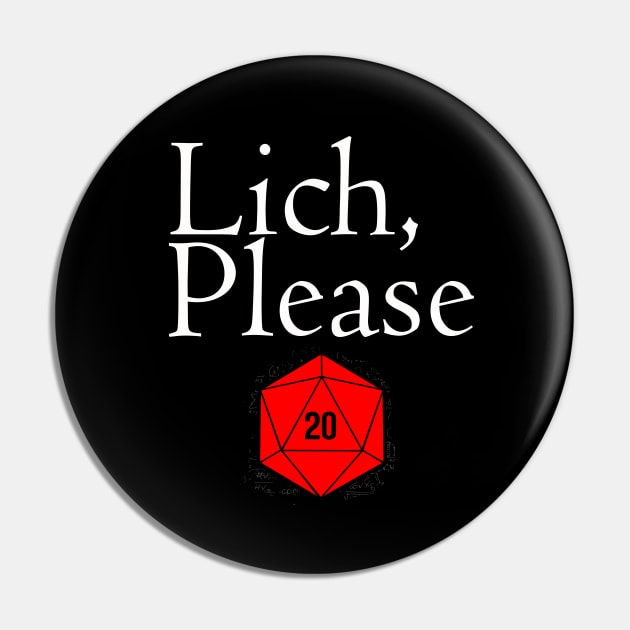 DND Lich Please! Pin by Bingeprints