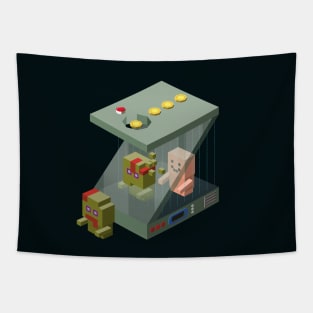 Isometric Zombificator - Zombie Maker Machine - Letter Z Tapestry