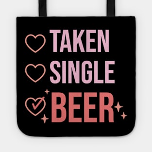 taken single beer Tote