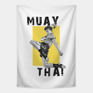 Muay Thai Fighter Tapestry