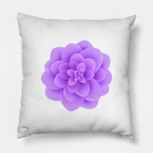 purple flower Pillow