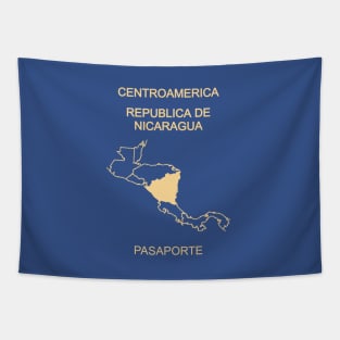 Nicaragua Passport Tapestry