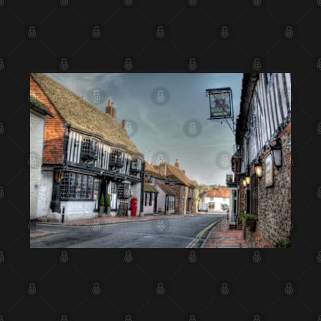 Alfriston High Street - 2, East Sussex, UK by Avalinart