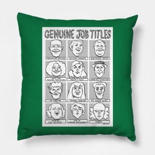 Genuine job titles Pillow