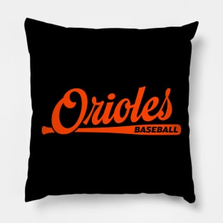 Orioles Baseball Bat Pillow