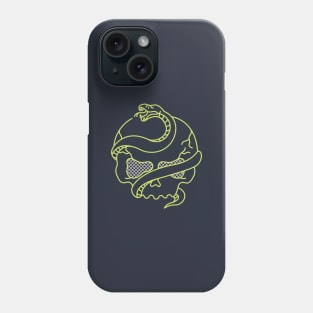 Death Snake and Skull Phone Case