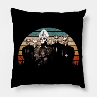 Infestissumam Threads Unleash Your Inner Ghoul with Ghosts Band Apparel Pillow