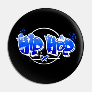 Hip hop graffiti Pin