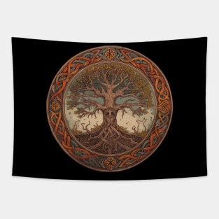 Celtic Tree Of Life Oak Sacred Tree Tapestry