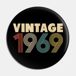 50th Birthday Gift Idea Vintage 1969 Pin