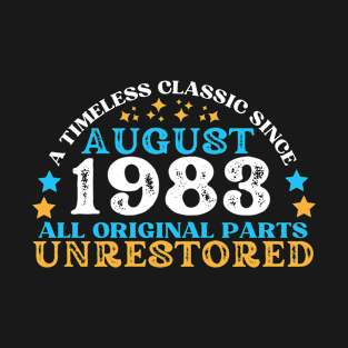 A timeless classic since August 1983. All original part, unrestored T-Shirt