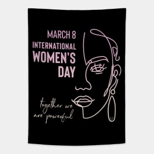 International Women's Day March 8 Women's History Month WOC Tapestry