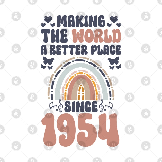 Birthday Making the world better place since 1954 by IngeniousMerch