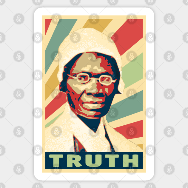 Sojourner Truth Vintage Colors Sojourner Truth Sticker TeePublic