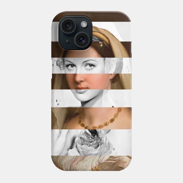 Woman with a Veil by Raphael and Hedy Lamarr Phone Case by luigi-tarini