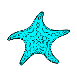 Starfish (blue/black) T-Shirt