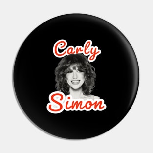 Carly Simon Pin